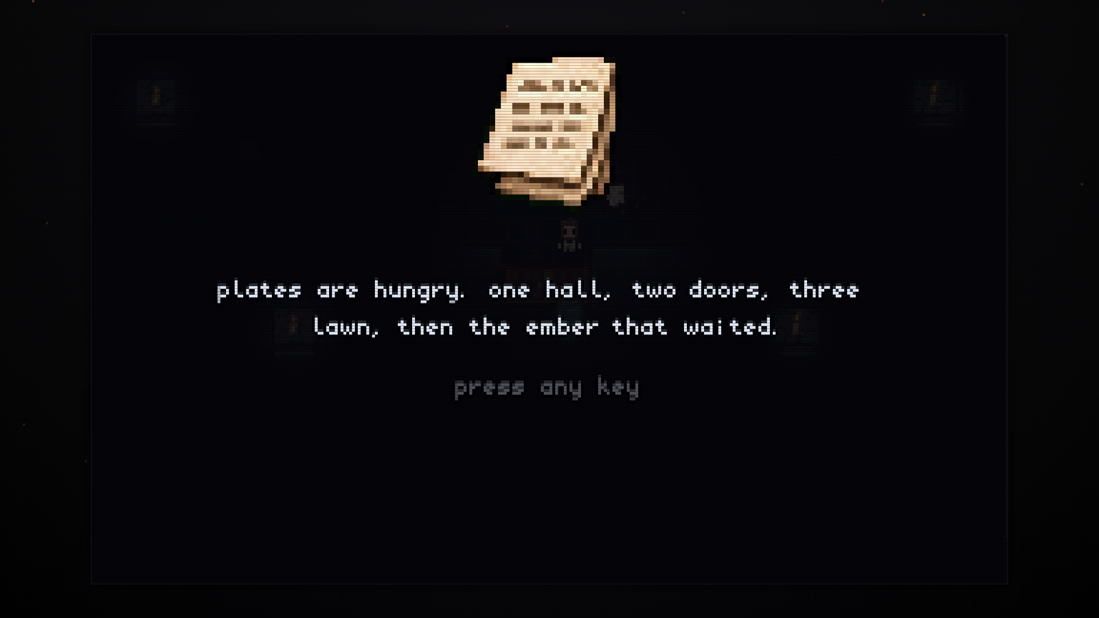 A note found in the dark